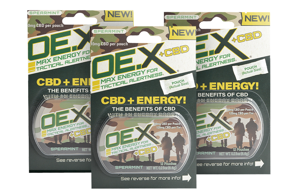 OE.X Energy + CBD - SPEARMINT (3-Pack) – Pocket Tea LLC.