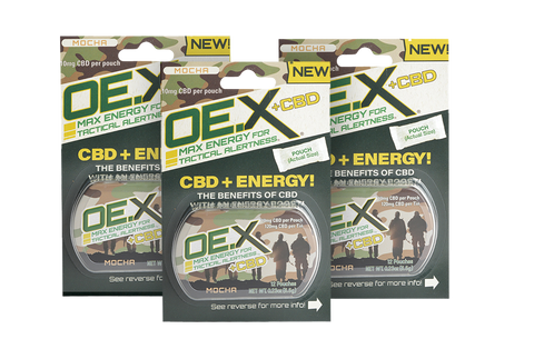 OE.X Energy + CBD - MOCHA (3-Pack) – Pocket Tea LLC.