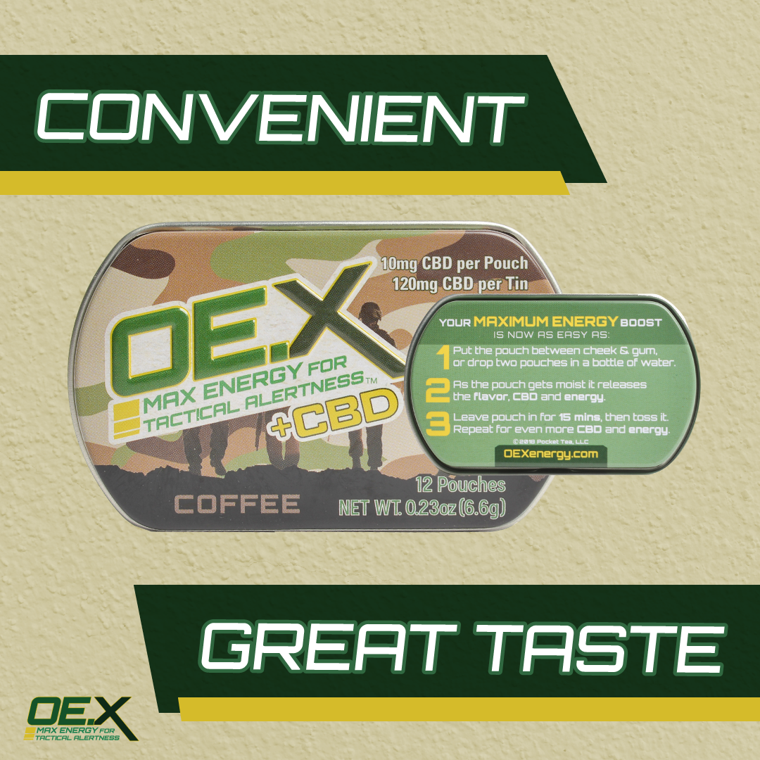 OE.X Energy + CBD - COFFEE (3-Pack)
